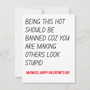 Funny Valentines Day gifts & card