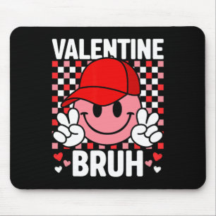 Funny Valentine's Day Heart Kids Boys Girls Valent Mouse Pad