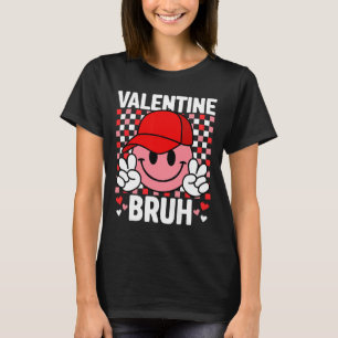 Funny Valentine's Day Heart Kids Boys Girls Valent T-Shirt