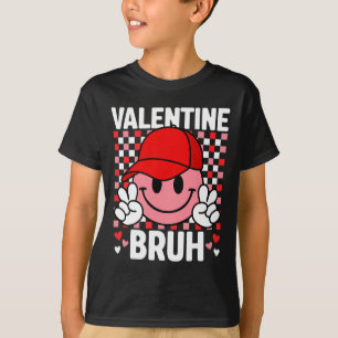 Funny Valentine's Day Heart Kids Boys Girls Valent T-Shirt