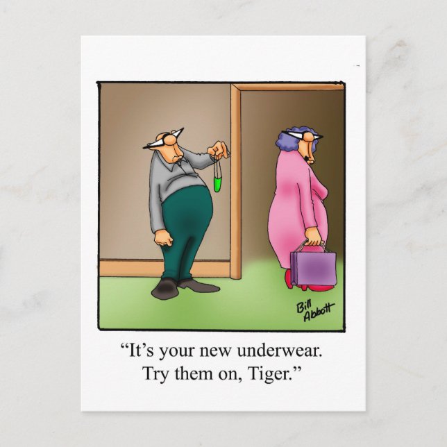 Funny Valentine's Day Humour Carte postale (Devant)