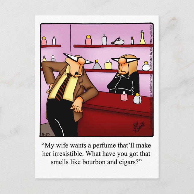 Funny Valentine's Day Humour Postcard (Front)