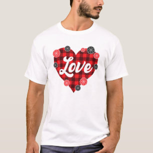 Funny Valentines Day Love Flower T-Shirt