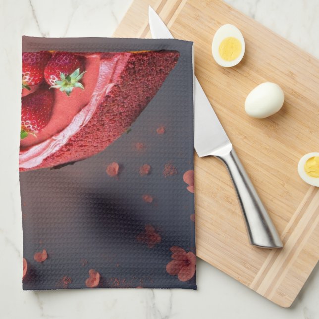 Funny Valentine's Day - Love Isn't Perfect Kitchen Towel (Quarter Fold)