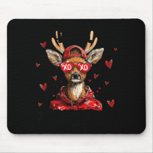 Funny Valentines Day Mad Love For My Mama Deer Hun Mouse Pad