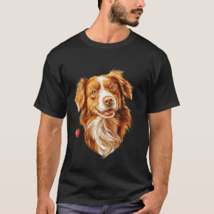 Funny Valentine's Day Nova Scotia Duck Tolling Ret T-Shirt