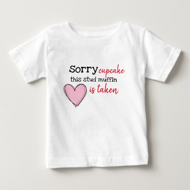 funny valentine's day shirt for toddler (Front)