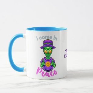 Funny Valentines I Come In Peace Gift For Him Mug