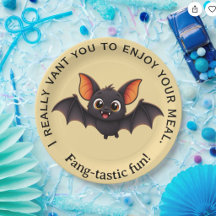 Funny Vampire Bat Halloween Party 