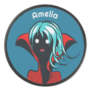 Funny Vampire Girl Cute Goth Caractère Art Nom