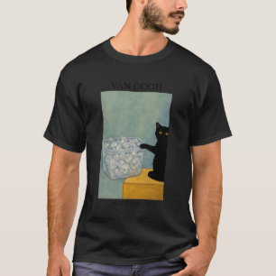 Funny Van Gogh Cat Meme No Ice Version 1888 Long S T-Shirt