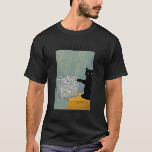 Funny Van Gogh Cat Meme No Ice Version 1888 Long S T-Shirt