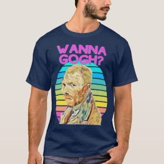 Funny Van Gogh Gift for Artist Popular Fine Art Wa T-Shirt