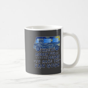 Funny Van Gogh Monet Degas Artist Pun Humorous  Coffee Mug