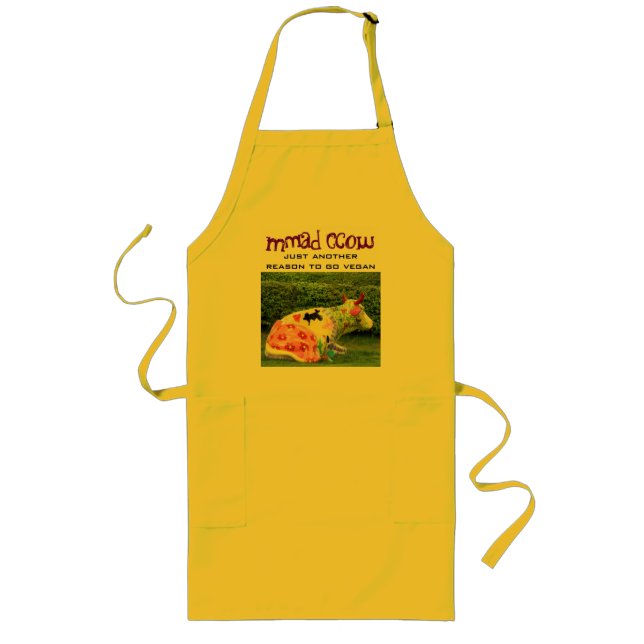 funny vegan apron (Front)