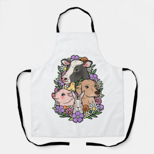 Funny Vegan Christmas Plant Based Xmas Friends Not Apron