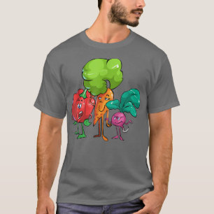 Funny Vegan Vegetables Veggies Vegetarian Veganism T-Shirt