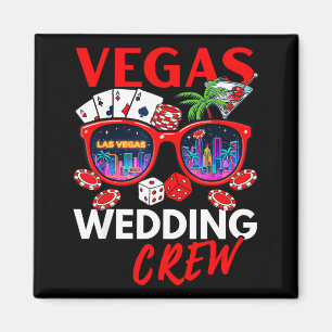 Funny vegas wedding crew 2026 bachelor party magnet
