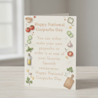 funny vegetables National Gazpacho Day