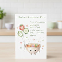funny vegetables National Gazpacho Day