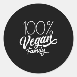 Funny Vegetarian Cool Diet Veggie Veganism World V Classic Round Sticker