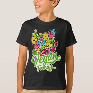 Funny Vegetarian Cool Veggie Fruits Veganism World T-Shirt