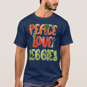Funny Vegetarian Gift Men Women Cool Vegan Veggie T-Shirt