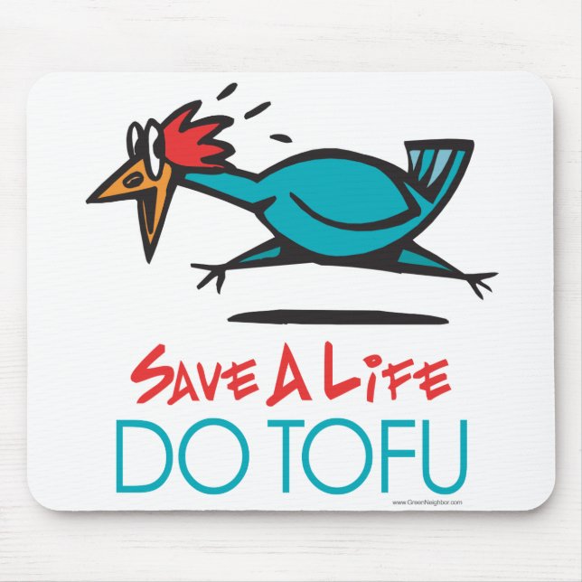 Funny Vegetarian, Vegan DO TOFU Mouse Pad (Front)