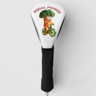 Funny Veggie Rider Golf Head Cover