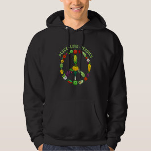 Funny Veggiefor Women Men Vegan Food Vegetables Th Hoodie