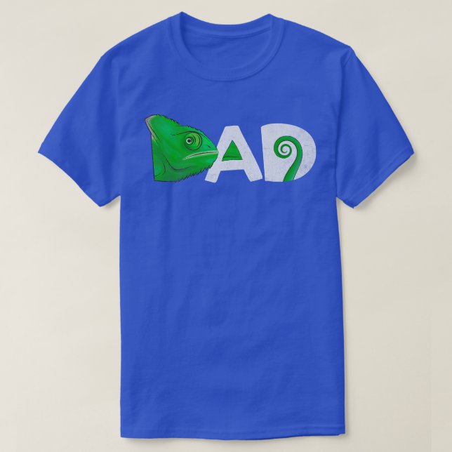 Funny Veiled Chameleon Dad , Chameleons Dad 2924 T-Shirt (Design Front)