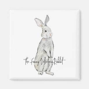 Funny velvet rabbit magnet