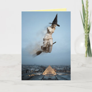 Funny Venus de Milo Halloween Card