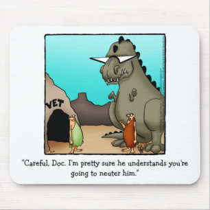 Funny Veternarian Humour Mouse Pad