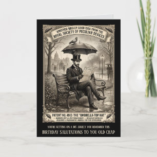 Funny Victorian Birthday Card For Older Men
