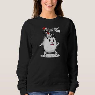 funny victory chicken for women sweatshirt
