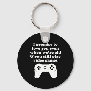Funny Video Game Couples Gamer For Boyfriend Or Gi Keychain