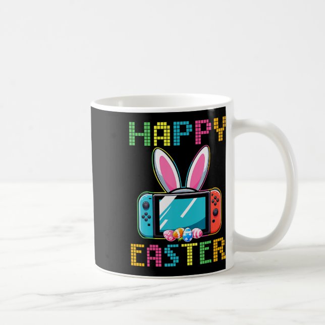 Funny Video Game Easter Bunny Gaming Controller Ga Coffee Mug (Right)