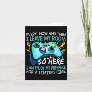 Funny Video Game Every Now And Then I Leave My Roo Card