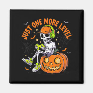 Funny Video Game Halloween Skeleton Gamer Costume Magnet