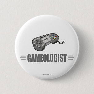 Funny Video Gamer 2 Inch Round Button