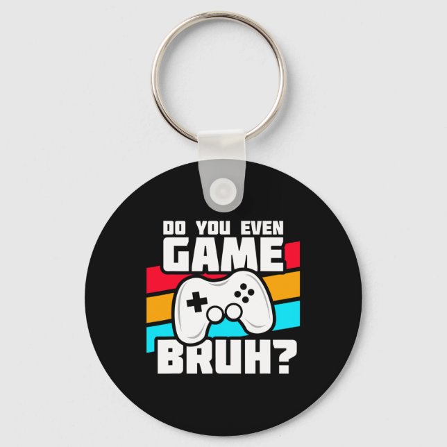 Funny Video Gamer - Pc Console Gaming - Video Game Keychain (Front)