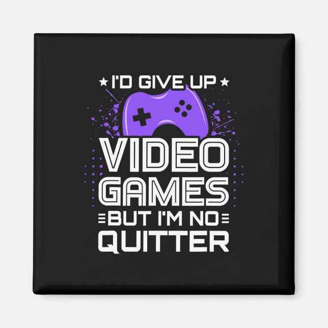 Funny Video Gamer - Pc Console Gaming - Video Game Magnet (Front)