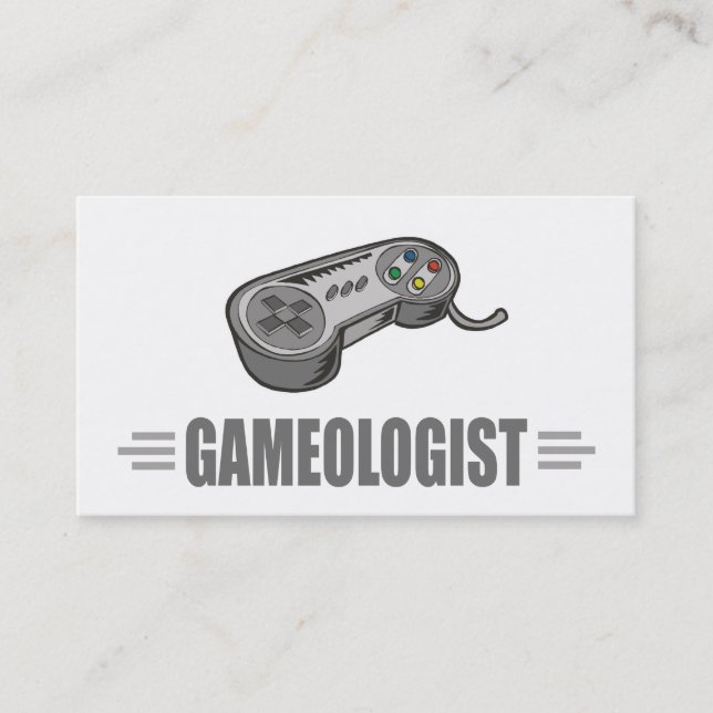 Funny Video Gaming Business Card (Front)