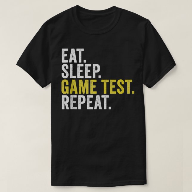 Funny Videogame Tester  1  T-Shirt (Design Front)