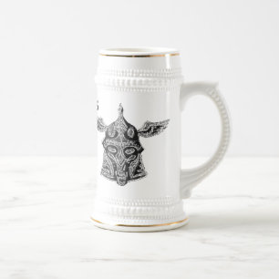 Funny viking beer mug