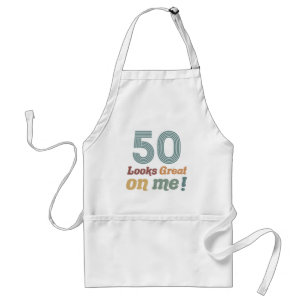 Funny Vintage 50th Birthday Standard Apron
