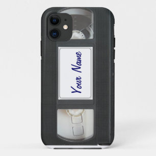 Funny Vintage 80s Retro VHS Cassette Tape iPhone iPhone 11 Case