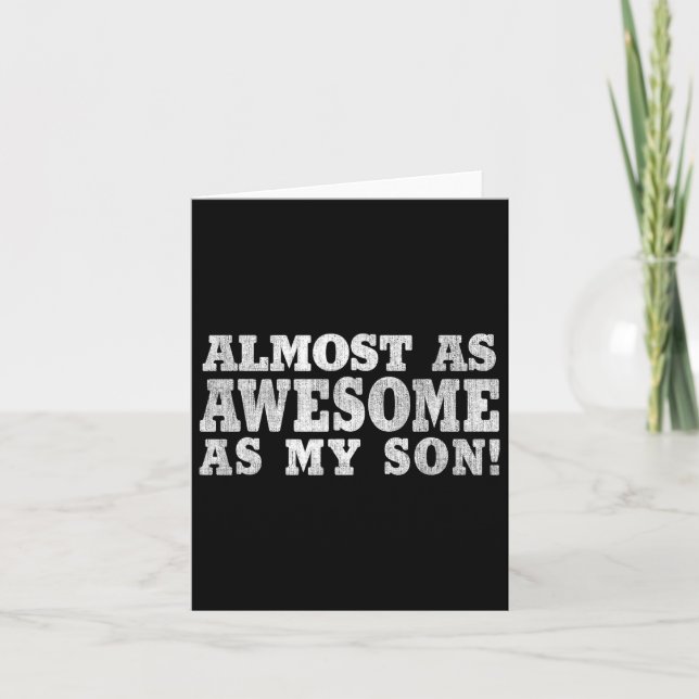 Funny Vintage And Retro Dad  Card (Front)