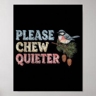 Funny Vintage Bird Nature Bird Watchers Poster